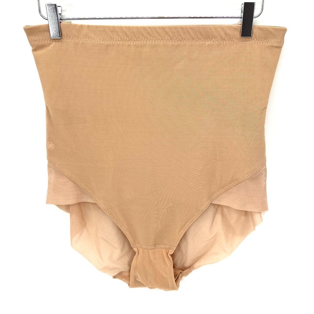 Honeylove SuperPower Brief Shapewear Sand Nude Compression Bottoms Size XL